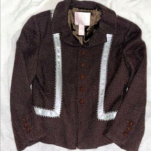 Brown Wool Rebecca Taylor Blazer